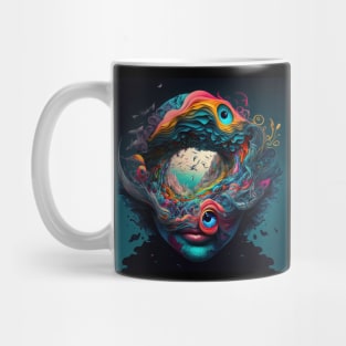 Chaotic and surreal distorted figure - Mind Blowing Moment #6 Mug